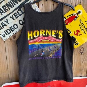 Vintage 90s Harley-Davidson Tank Top Horne’s Key West M-L